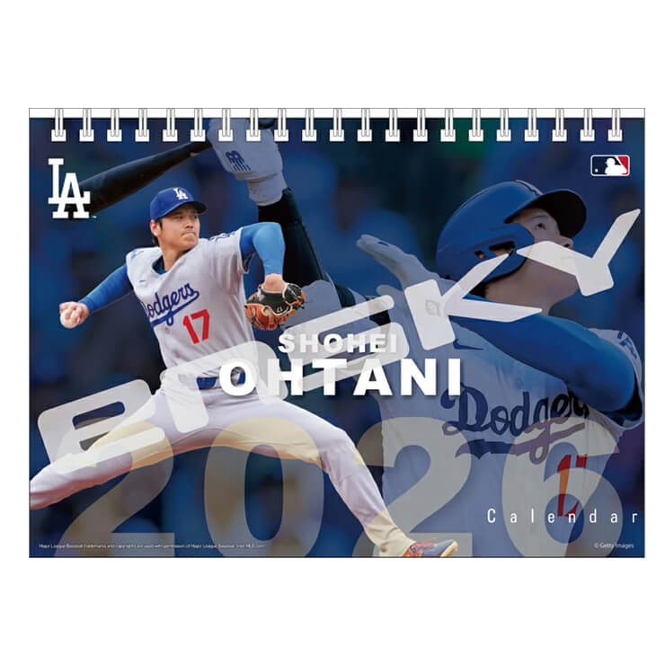 2026年 大谷翔平 卓上カレンダー 2026年1月始まり 令和8年カレンダー