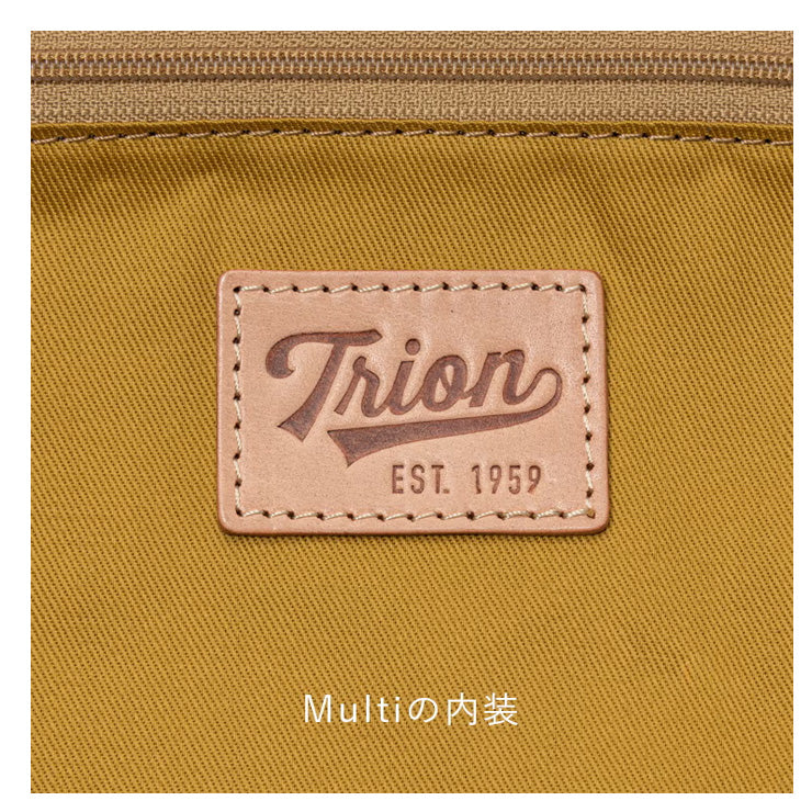 トライオン TRION 本革 2WAY トートバッグ ショルダーバッグ グラブレザー 横型 マルチカラー A5サイズ対応 メンズ レディース DPC252SM 野球 牛革 グローブ 革 手提げ バッグ かばん カバン バック 通勤 通学 プレゼント 贈り物