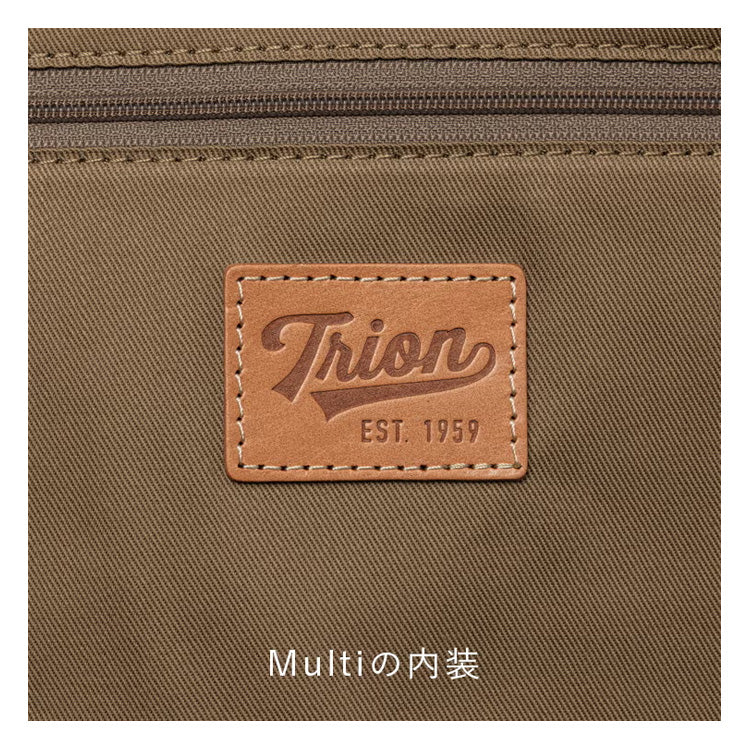 トライオン TRION 本革 トートバッグ グラブレザー 横型 マルチカラー B4サイズ対応 メンズ レディース DPC291M 野球 牛革 グローブ 革 手提げ バッグ かばん カバン バック 通勤 通学 プレゼント 贈り物