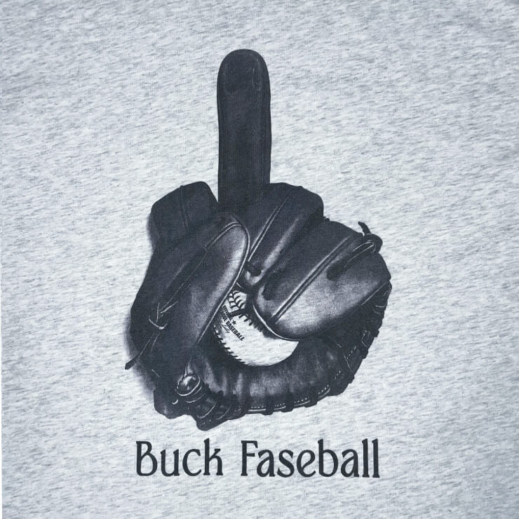 【2023モデル】グラブワークス 野球 半袖 Tシャツ BUCK FACEBALL T-SHIRTS メンズ レディース ユニセックス  GW23SSTS01GR 男性用 女性用 カジュアル スポカジ 普段着 おしゃれ gloveworks