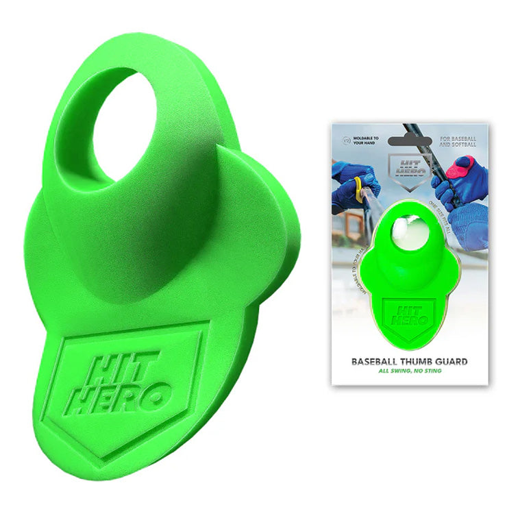 【予約販売】バッティング時に親指を守る！ Hit Hero ヒットヒーロー V2 サムガード 成型可能 人差し指にも 親指ガード HHERO 軟式野球 硬式野球 フィンガーグリップ 衝撃吸収 練習用 試合用 大人 一般