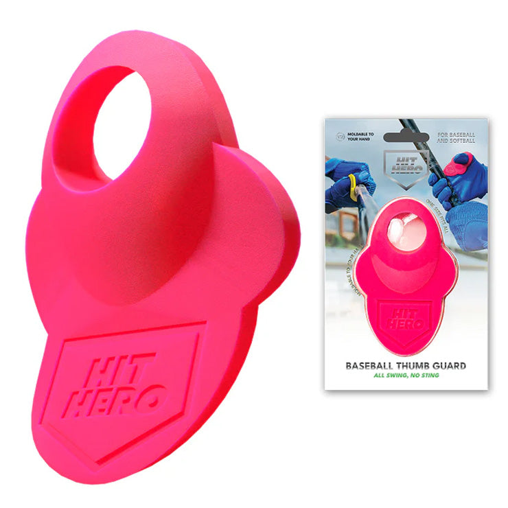 【予約販売】バッティング時に親指を守る！ Hit Hero ヒットヒーロー V2 サムガード 成型可能 人差し指にも 親指ガード HHERO 軟式野球 硬式野球 フィンガーグリップ 衝撃吸収 練習用 試合用 大人 一般
