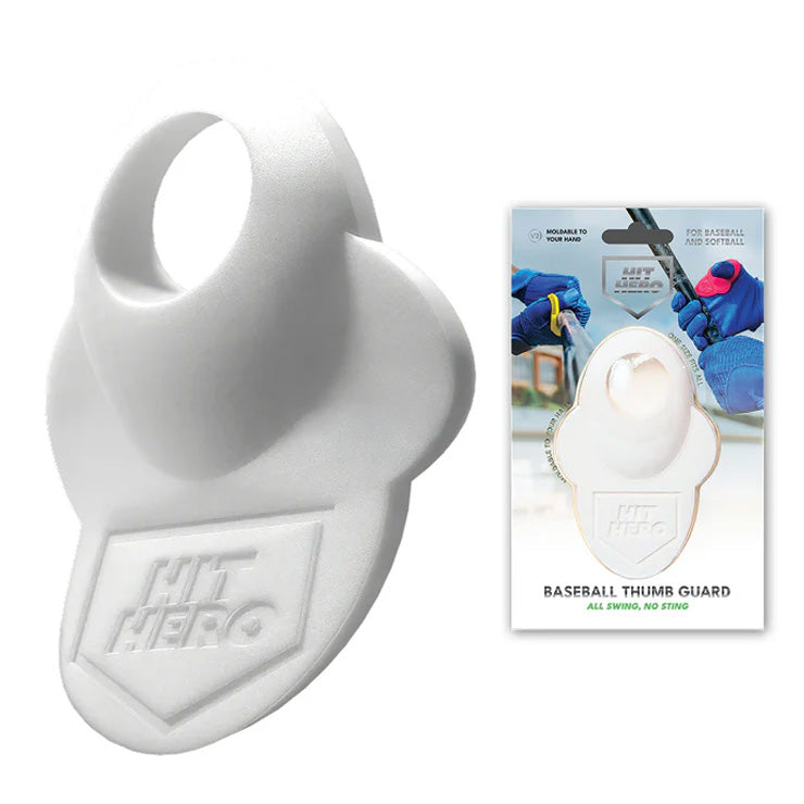 【予約販売】バッティング時に親指を守る！ Hit Hero ヒットヒーロー V2 サムガード 成型可能 人差し指にも 親指ガード HHERO 軟式野球 硬式野球 フィンガーグリップ 衝撃吸収 練習用 試合用 大人 一般