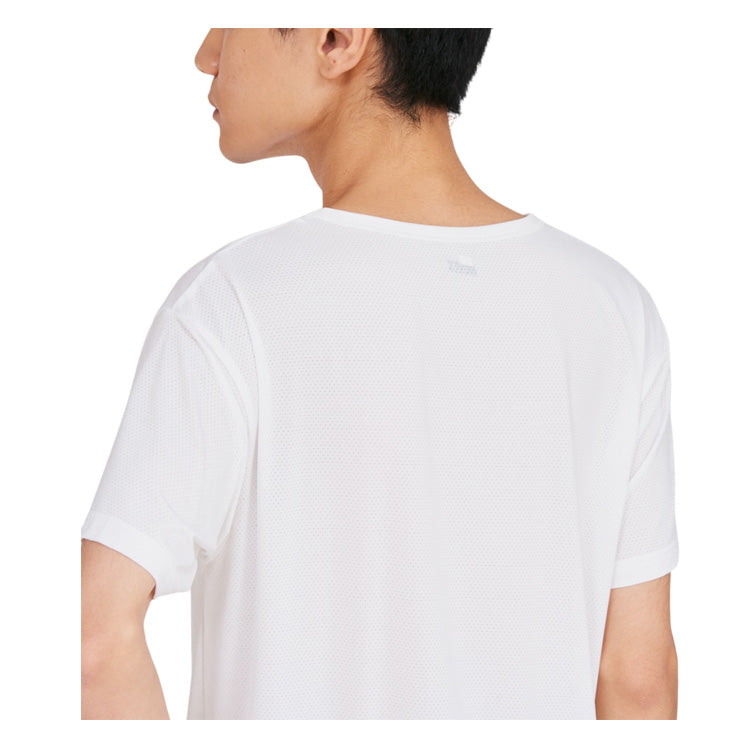 Hanes MOVES ナイロンメッシュ クルーネック Tシャツ 半袖 接触冷感 HM1HD101 スポーツウェア カジュアル ヘインズ