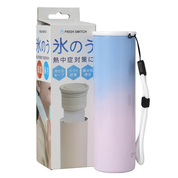 魔法瓶構造で長時間ひんやり エコワン 携帯 氷のうボトル Mサイズ スティックタイプ 氷嚢 冷温対応 アイシング ゴルフ スポーツ 夏 暑さ対策