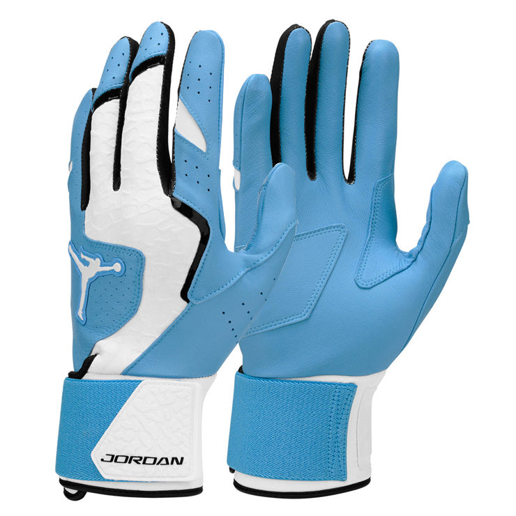 【2026モデル】ナイキ ジョーダン バッティンググローブ レジェンド ロングカフ 両手用 ホワイト×ブルー×ホワイト JD1121-157 サポーター バッティング手袋 バッティンググラブ 打者用手袋 大人 一般 草野球 練習 試合 ソフトボール NIKE JORDAN