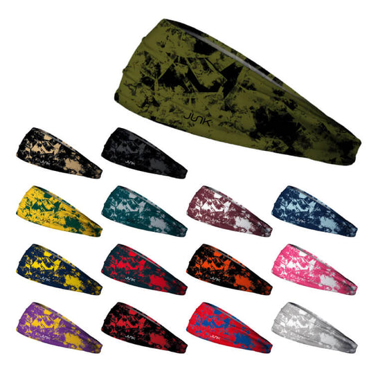 【日本未発売】JUNK Blands ヘッドバンド BIG BANG LITE GRIDIRON 並行輸入品 ジャンクブランド メンズ レディース 男女兼用 ターバン ヘアバンド ヘアーバンド 髪留め 汗止め スポーツ 野球 アメフト バスケ テニス ランニング トレーニング カラフル 直輸入品