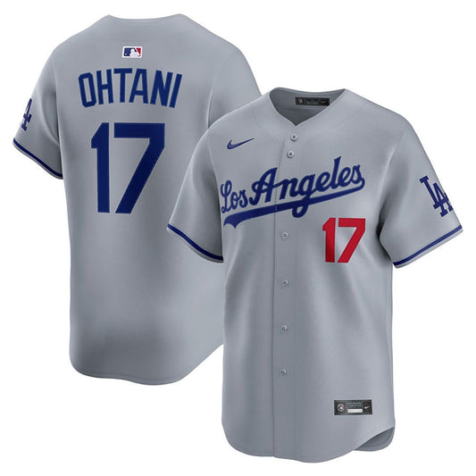 ナイキ 大谷翔平 ロサンゼルス・ドジャース リミテッド レプリカユニフォーム レプリカジャージ グレー ビジター LM25-LDRD-LD9-HU4 Los Angeles Dodgers Shohei Ohtani Nike Gray Road Limited Player Jersey メンズ 大谷選手 大谷 グッズ メジャーリーグ ユニホ