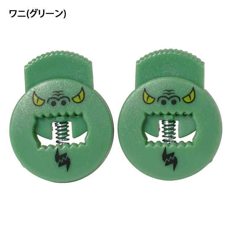 Lace Jaw 野球 指掛け固定 レースジョー 2個入り グラブ紐固定 フィンガーループ ロック グローブ ロック グラブ ミット 指掛け固定 LJ-001 サメ ワニ 宇宙人 ドクロ かわいい グラブアクセサリー