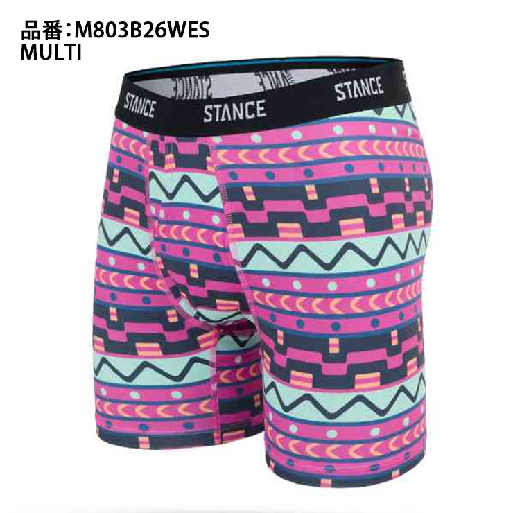 【2026モデル】スタンス ボクサーパンツ ボクサーブリーフ ポリブレンド WESTERN MARS BOXER BRIEF 大人 一般 メンズ M803B26WES ショーツ スパッツ アンダーウェア インナーウェア 大人 一般 男性用下着 stance