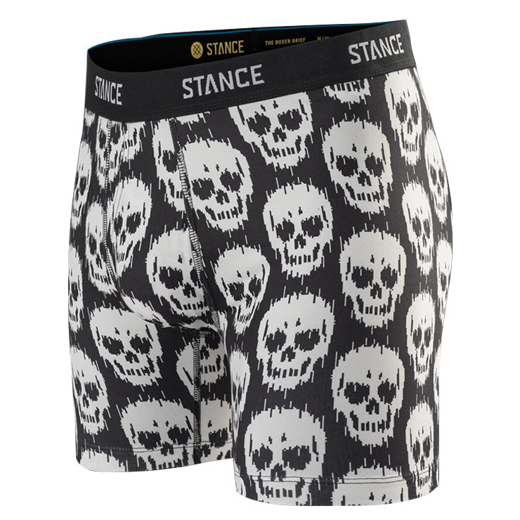 【2026モデル】スタンス ボクサーパンツ ボクサーブリーフ ポリブレンド SKULLS BOXER BRIEF 前開き 大人 一般 メンズ M803C26SKU ショーツ スパッツ アンダーウェア インナーウェア 大人 一般 男性用下着 stance