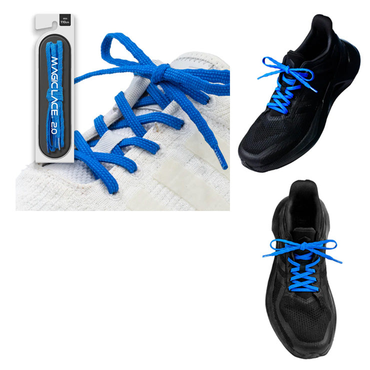 マジックレース MAGICLACE 2.0 シューレース 2本入り 6mm 95cm 110cm 135cm 靴ひも 野球 サッカー スパイク シューズ カラフル カラー 靴紐 メンズ レディース ジュニア ランニング スポーツ スパイクアクセサリー TWINS
