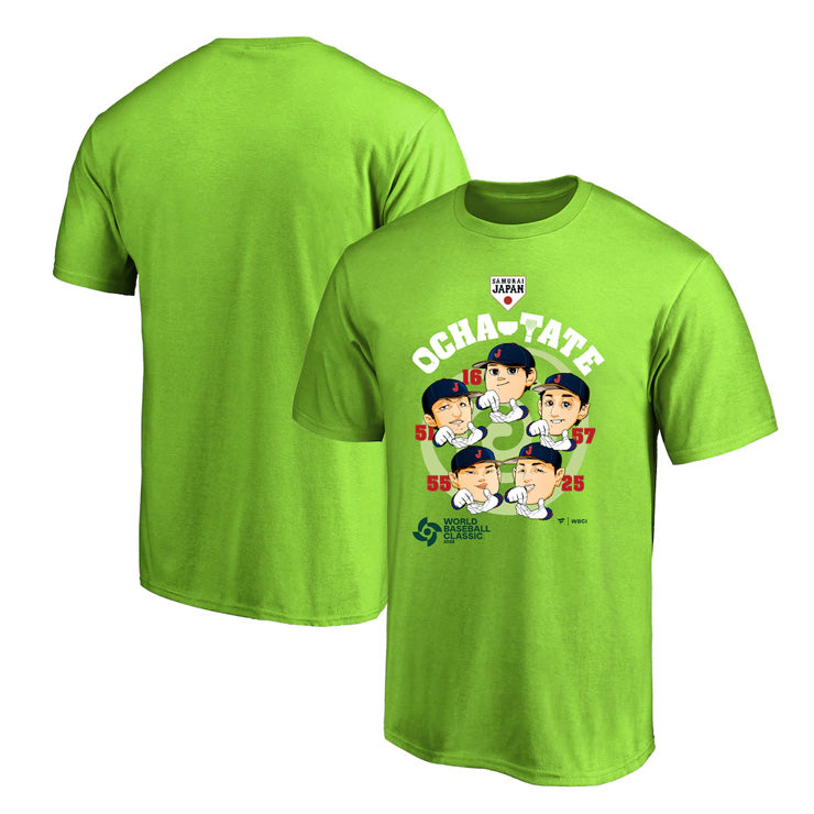 【予約販売】2026 WBC 日本代表 お茶たてポーズ Tシャツ 半袖 大谷翔平 鈴木誠也 村上宗隆 岡本和真 北山亘基 大人 メンズ ユニセックス 侍ジャパン World Baseball Classic 2026 ウエア ウェア 記念グッズ 記念アイテム ファナティクス Fanatics