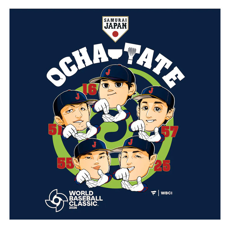 【予約販売】2026 WBC 日本代表 お茶たてポーズ Tシャツ 半袖 大谷翔平 鈴木誠也 村上宗隆 岡本和真 北山亘基 大人 メンズ ユニセックス 侍ジャパン World Baseball Classic 2026 ウエア ウェア 記念グッズ 記念アイテム ファナティクス Fanatics