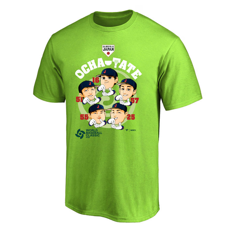 【予約販売】2026 WBC 日本代表 お茶たてポーズ Tシャツ 半袖 大谷翔平 鈴木誠也 村上宗隆 岡本和真 北山亘基 大人 メンズ ユニセックス 侍ジャパン World Baseball Classic 2026 ウエア ウェア 記念グッズ 記念アイテム ファナティクス Fanatics