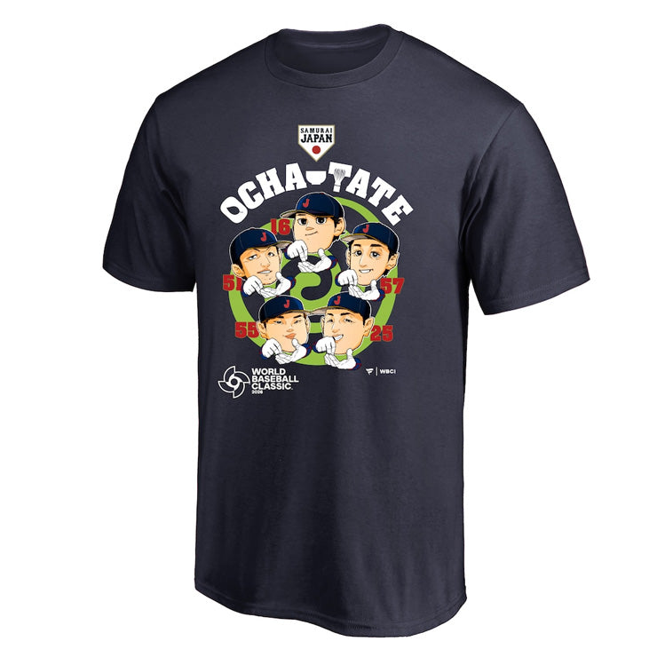 【予約販売】2026 WBC 日本代表 お茶たてポーズ ジュニア用 Tシャツ 半袖 大谷翔平 鈴木誠也 村上宗隆 岡本和真 北山亘基 子供服 侍ジャパン World Baseball Classic 2026 こども 小学生 キッズ ウエア ウェア 記念グッズ 記念アイテム ファナティクス Fanatics