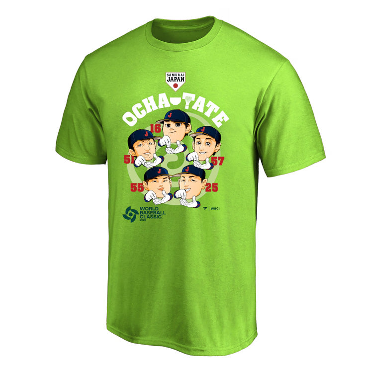【予約販売】2026 WBC 日本代表 お茶たてポーズ ジュニア用 Tシャツ 半袖 大谷翔平 鈴木誠也 村上宗隆 岡本和真 北山亘基 子供服 侍ジャパン World Baseball Classic 2026 こども 小学生 キッズ ウエア ウェア 記念グッズ 記念アイテム ファナティクス Fanatics
