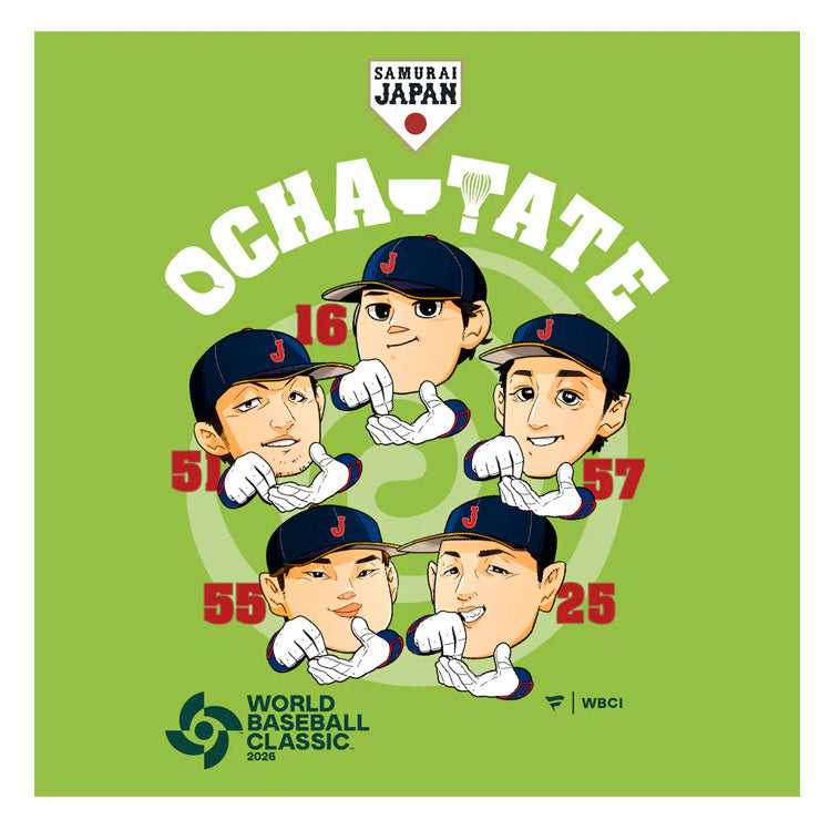 【予約販売】2026 WBC 日本代表 お茶たてポーズ ジュニア用 Tシャツ 半袖 大谷翔平 鈴木誠也 村上宗隆 岡本和真 北山亘基 子供服 侍ジャパン World Baseball Classic 2026 こども 小学生 キッズ ウエア ウェア 記念グッズ 記念アイテム ファナティクス Fanatics