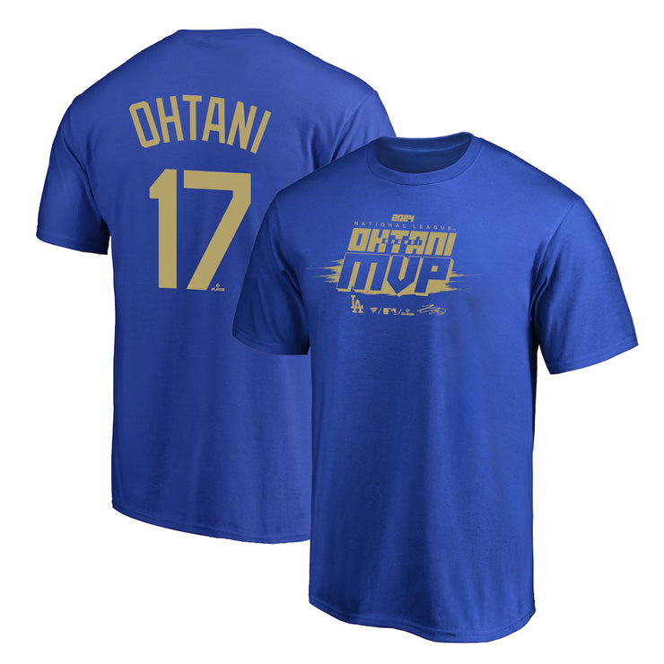 大谷翔平 2024 ナショナルリーグ MVP 受賞記念 Tシャツ 半袖 ネーム 