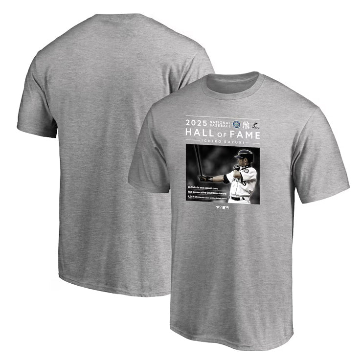 イチロー MLB 殿堂入り記念 Tシャツ 半袖 HOF 大人 メンズ レディース 