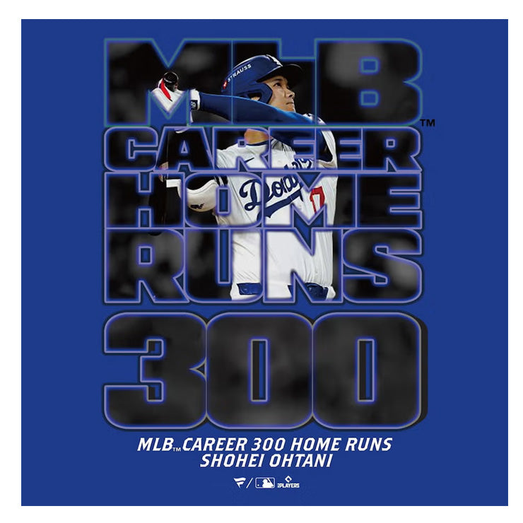 ドジャース 大谷翔平 MLB 通算300号本塁打達成記念 グッズ Tシャツ 半袖 大人 メンズ ユニセックス ML0126SS0029 300本 300ホームラン ウエア ウェア 記念グッズ 記念アイテム ファナティクス Fanatics