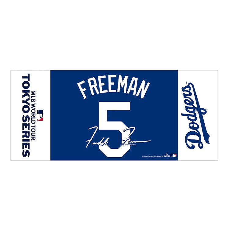 フレディ・フリーマン MLB Tokyo Series 2025 フェイスタオル ネーム＆ナンバー 応援タオル 34×78cm 東京シリーズ 開幕戦 ドジャース ML1325SS02 スポーツタオル グッズ メジャーリーグ 記念グッズ 記念アイテム WinCraft