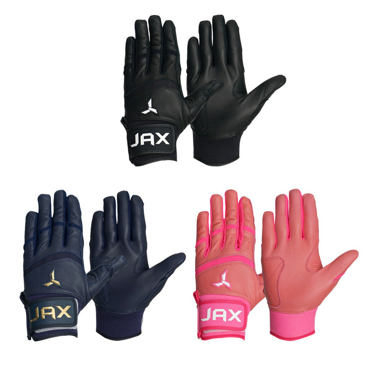 【日本未発売】JAX バッティンググローブ 両手用 Pro Cuff Batting Gloves 一般向け 並行輸入品 アメリカ直輸入 バッティング手袋 バッティンググラブ 打者用手袋 草野球 ソフトボール 珍しい かっこいい かわいい