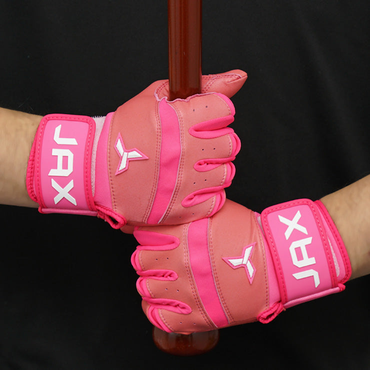 【日本未発売】JAX バッティンググローブ 両手用 Pro Cuff Batting Gloves 一般向け 並行輸入品 アメリカ直輸入 バッティング手袋 バッティンググラブ 打者用手袋 草野球 ソフトボール 珍しい かっこいい かわいい