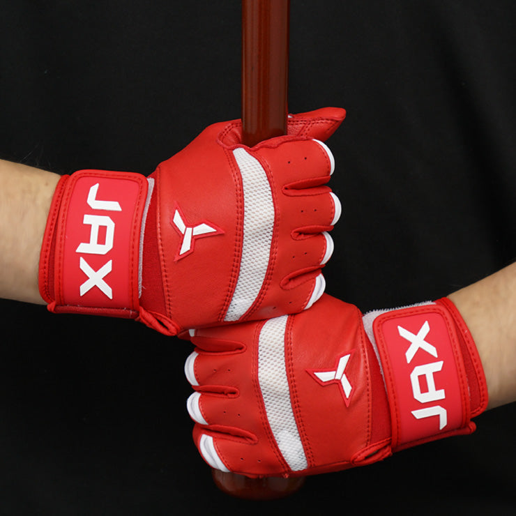 【日本未発売】JAX バッティンググローブ 両手用 Pro Cuff Batting Gloves 一般向け 並行輸入品 アメリカ直輸入 バッティング手袋 バッティンググラブ 打者用手袋 草野球 ソフトボール 珍しい かっこいい かわいい