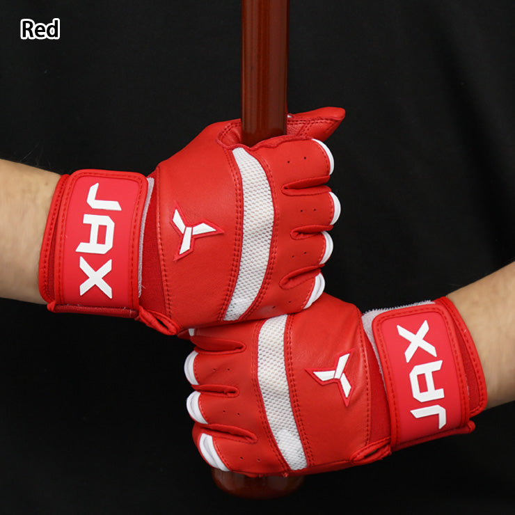 【日本未発売】JAX バッティンググローブ 両手用 Pro Cuff Batting Gloves 一般向け 並行輸入品 アメリカ直輸入 バッティング手袋 バッティンググラブ 打者用手袋 草野球 ソフトボール 珍しい かっこいい かわいい