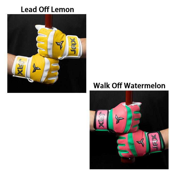 【日本未発売】JAX バッティンググローブ 両手用 Pro Cuff Batting Gloves 一般向け 並行輸入品 アメリカ直輸入 バッティング手袋 バッティンググラブ 打者用手袋 草野球 ソフトボール 珍しい かっこいい かわいい