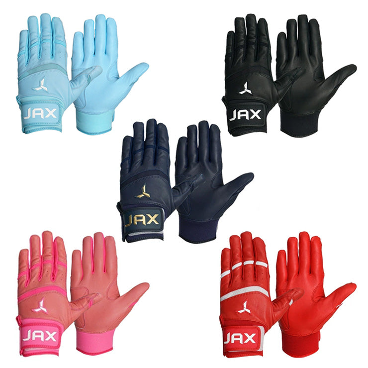 【日本未発売】JAX バッティンググローブ 両手用 Pro Cuff Batting Gloves 一般向け 並行輸入品 アメリカ直輸入 バッティング手袋 バッティンググラブ 打者用手袋 草野球 ソフトボール 珍しい かっこいい かわいい