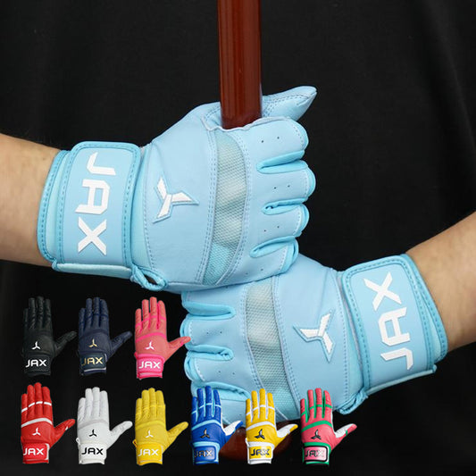 【日本未発売】JAX バッティンググローブ 両手用 Pro Cuff Batting Gloves 一般向け 並行輸入品 アメリカ直輸入 バッティング手袋 バッティンググラブ 打者用手袋 草野球 ソフトボール 珍しい かっこいい かわいい