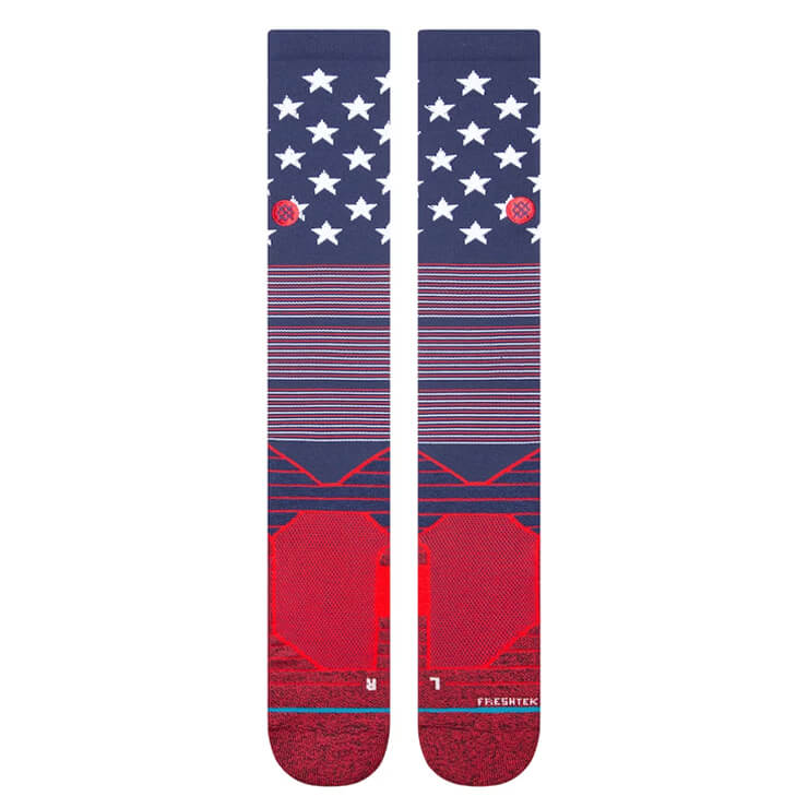 MLB Stance 4th of July Over the Calf Socks - Navy