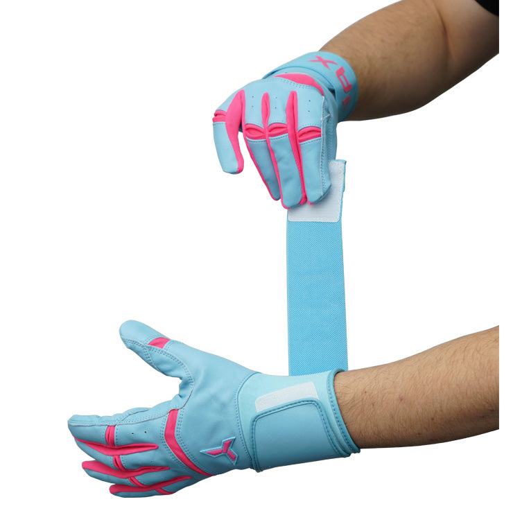 【日本未発売】JAX バッティンググローブ サポーター一体型 両手用 Strap Cuff Batting Gloves 一般向け 並行輸入品 アメリカ直輸入 バッティング手袋 バッティンググラブ 打者用手袋 草野球 ソフトボール 珍しい かっこいい