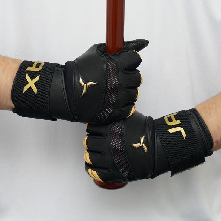 【日本未発売】JAX バッティンググローブ サポーター一体型 両手用 Strap Cuff Batting Gloves 一般向け 並行輸入品 アメリカ直輸入 バッティング手袋 バッティンググラブ 打者用手袋 草野球 ソフトボール 珍しい かっこいい