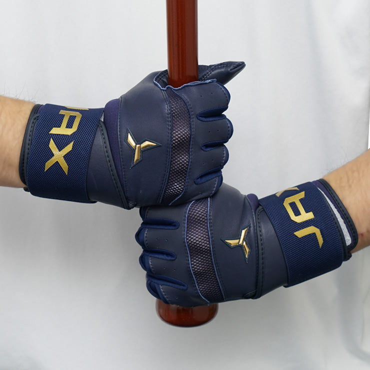 【日本未発売】JAX バッティンググローブ サポーター一体型 両手用 Strap Cuff Batting Gloves 一般向け 並行輸入品 アメリカ直輸入 バッティング手袋 バッティンググラブ 打者用手袋 草野球 ソフトボール 珍しい かっこいい