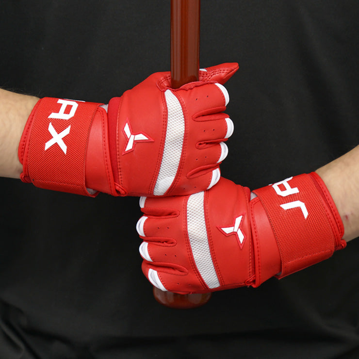 【日本未発売】JAX バッティンググローブ サポーター一体型 両手用 Strap Cuff Batting Gloves 一般向け 並行輸入品 アメリカ直輸入 バッティング手袋 バッティンググラブ 打者用手袋 草野球 ソフトボール 珍しい かっこいい