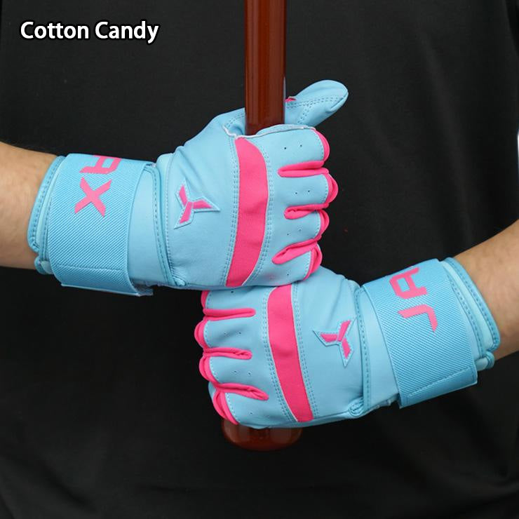 【日本未発売】JAX バッティンググローブ サポーター一体型 両手用 Strap Cuff Batting Gloves 一般向け 並行輸入品 アメリカ直輸入 バッティング手袋 バッティンググラブ 打者用手袋 草野球 ソフトボール 珍しい かっこいい
