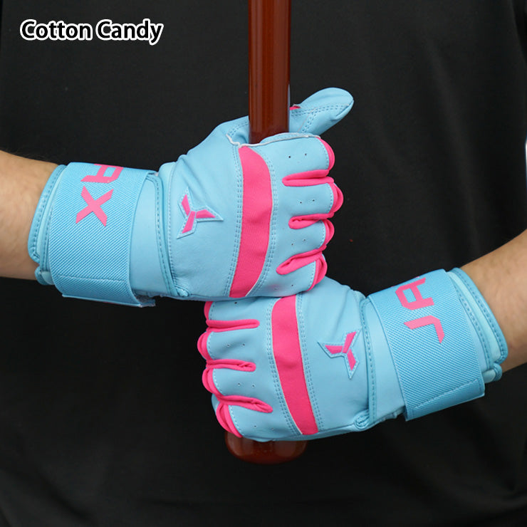 【日本未発売】JAX バッティンググローブ サポーター一体型 両手用 Strap Cuff Batting Gloves 一般向け 並行輸入品 アメリカ直輸入 バッティング手袋 バッティンググラブ 打者用手袋 草野球 ソフトボール 珍しい かっこいい