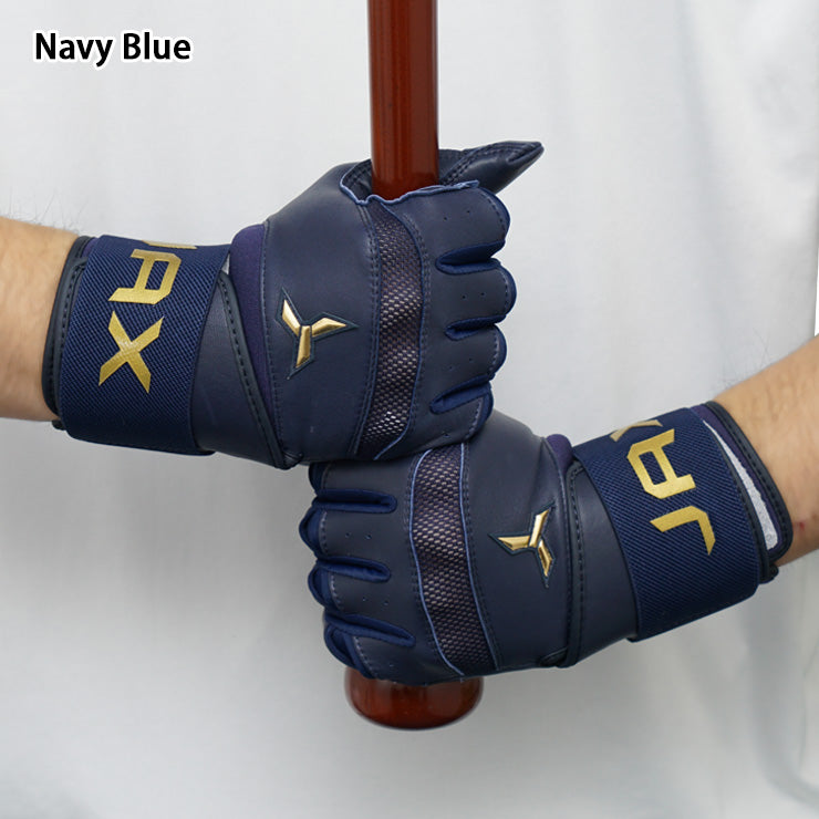 【日本未発売】JAX バッティンググローブ サポーター一体型 両手用 Strap Cuff Batting Gloves 一般向け 並行輸入品 アメリカ直輸入 バッティング手袋 バッティンググラブ 打者用手袋 草野球 ソフトボール 珍しい かっこいい