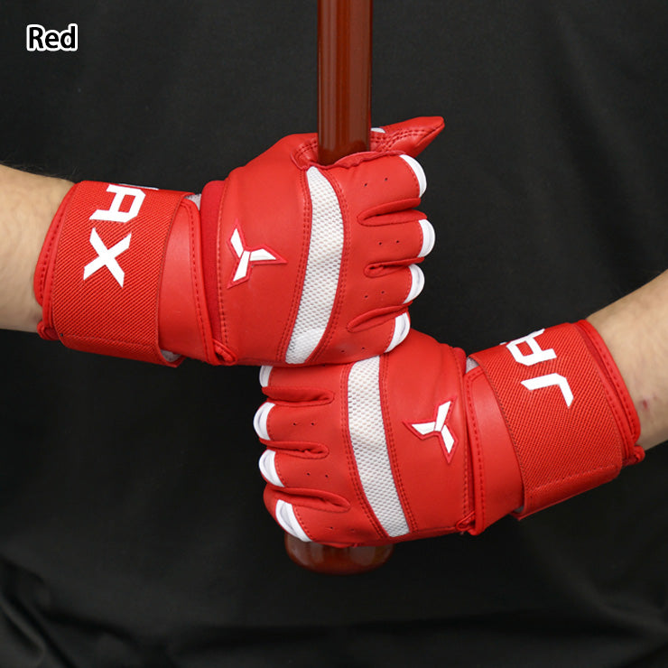 【日本未発売】JAX バッティンググローブ サポーター一体型 両手用 Strap Cuff Batting Gloves 一般向け 並行輸入品 アメリカ直輸入 バッティング手袋 バッティンググラブ 打者用手袋 草野球 ソフトボール 珍しい かっこいい