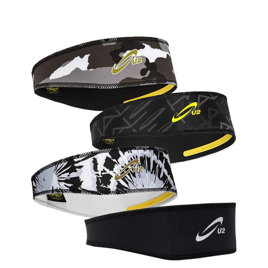 【当店独占販売】U2 ヘッドバンド プルオーバーシリーズ U2 HALO HEADBAND メンズ レディース 男女兼用 ターバン ヘアバンド ヘアーバンド 髪留め 汗止め スポーツ 野球 アメフト バスケ テニス ランニング トレーニング 加工可