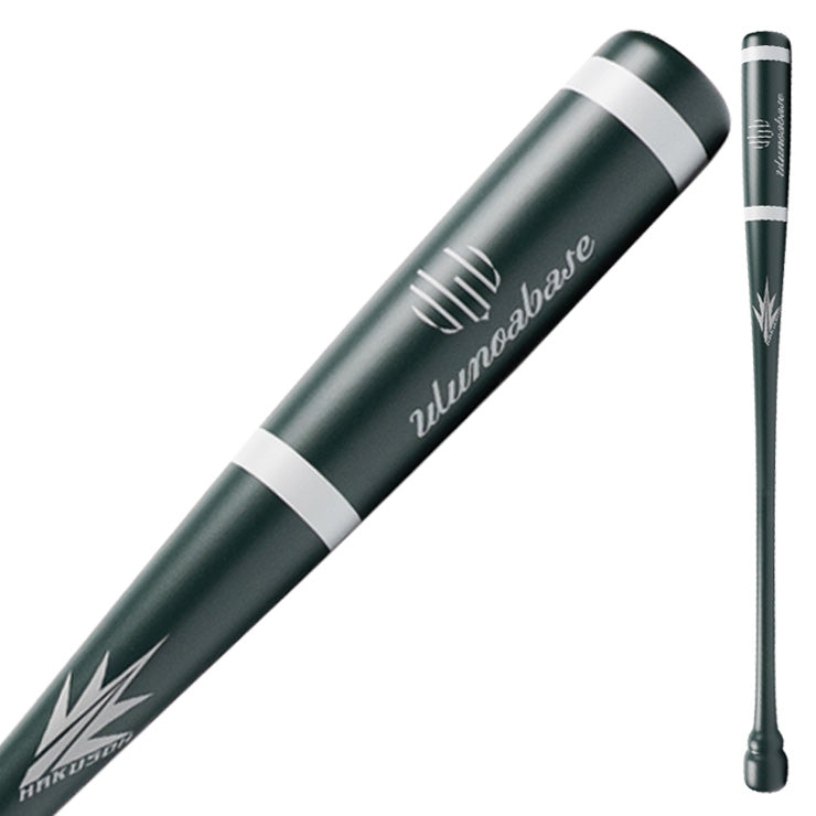 Ulunoabase 木製 ノックバット 硬式 軟式 ソフトボール対応 85cm 92cm ショート ロング Ulunoa FUNGO HAKUSOH BAT製 大人 一般 監督 コーチ 練習用 守備練習 軟式野球 硬式野球 ソフト ノック ウルノアベース