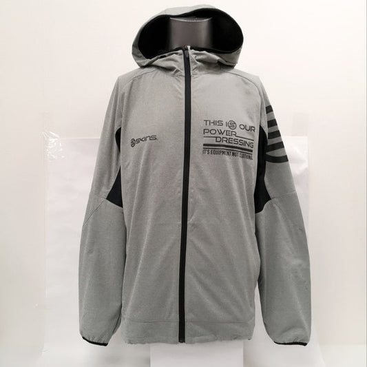 【アウトレット】Lサイズのみ スキンズ ジャージ ジャケット 長袖 SAF3701 スポーツウェア トレーニングウェア ジム ランニング ジョギング パーカー ウィンドブレーカー 上 訳あり ワケあり SKINS