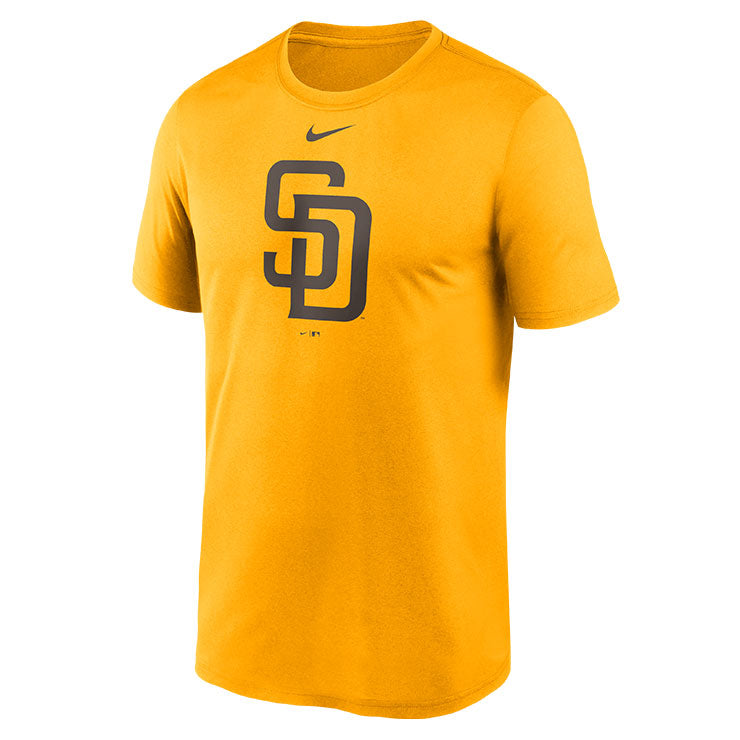 ナイキ サンディエゴ・パドレス 半袖 Tシャツ San Diego Padres Nike Gold New Legend Logo T-Shirt メンズ NKGK-79Q-PYP-M30 スポーツウェア トレーニングウェア ランニング ジョギング ジム MLB メジャーリーグ 公式アイテム nike