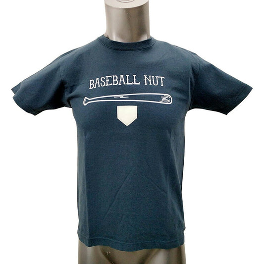 【アウトレット】Mサイズのみ ベースボールナッツ 半袖 カジュアル Tシャツ BNW-002 デニム スポカジ スポーツウェア トレーニングウェア ランニング ジョギング 夏用