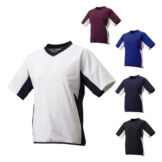 SSK 野球 半袖 V首ボンディングジャケット Vジャン BWP2004H スポーツウェア トレーニングウェア エスエスケイ