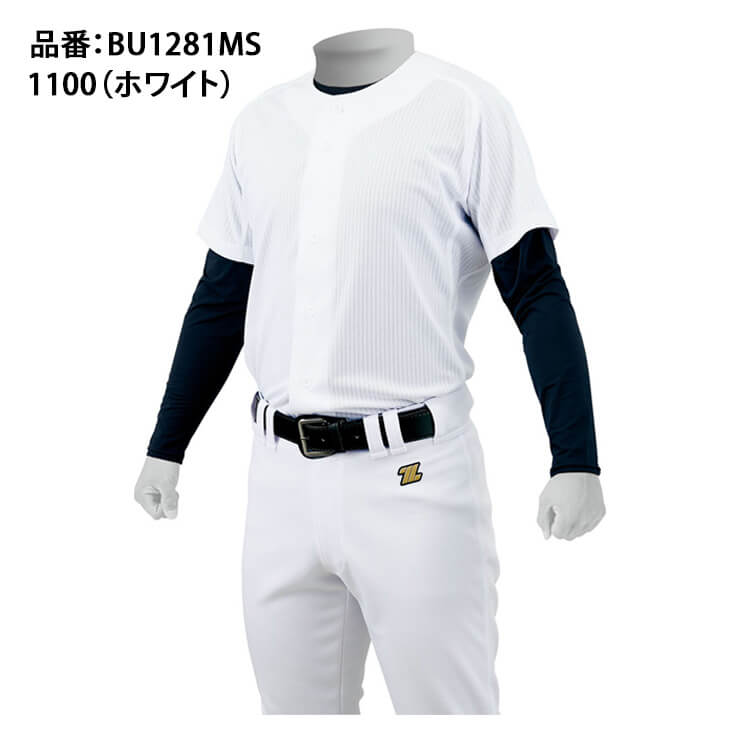 ゼット ZETT 野球 ユニフォームシャツ メカパンメッシュフルオープンシャツ BU1281MS 練習シャツ zett21fw