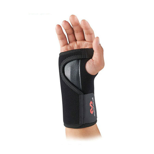 マクダビッド McDavid リストブレイス 右手用 手首保護 ガード フリーサイズ 厚さ3ｍｍ 抗菌防臭 ハードサポート がっちりガード 圧迫調整可能 マジックベルト ラップタイプ 巻き付け M454R